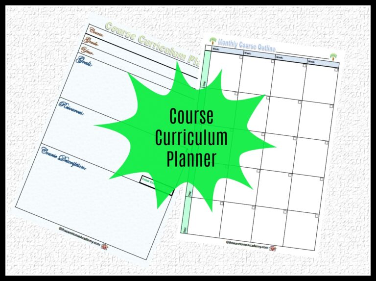 Course curriculum p