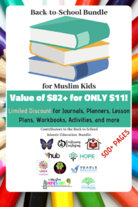 Back to school Islamic Education Bundle for Muslim Kids more than 10 Contributors