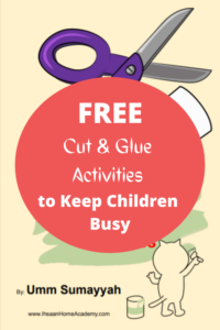 FREE Cut and Glue Activities to Keep Children Busy