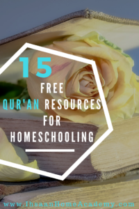 FREE Qur27an Resources for Homeschooling