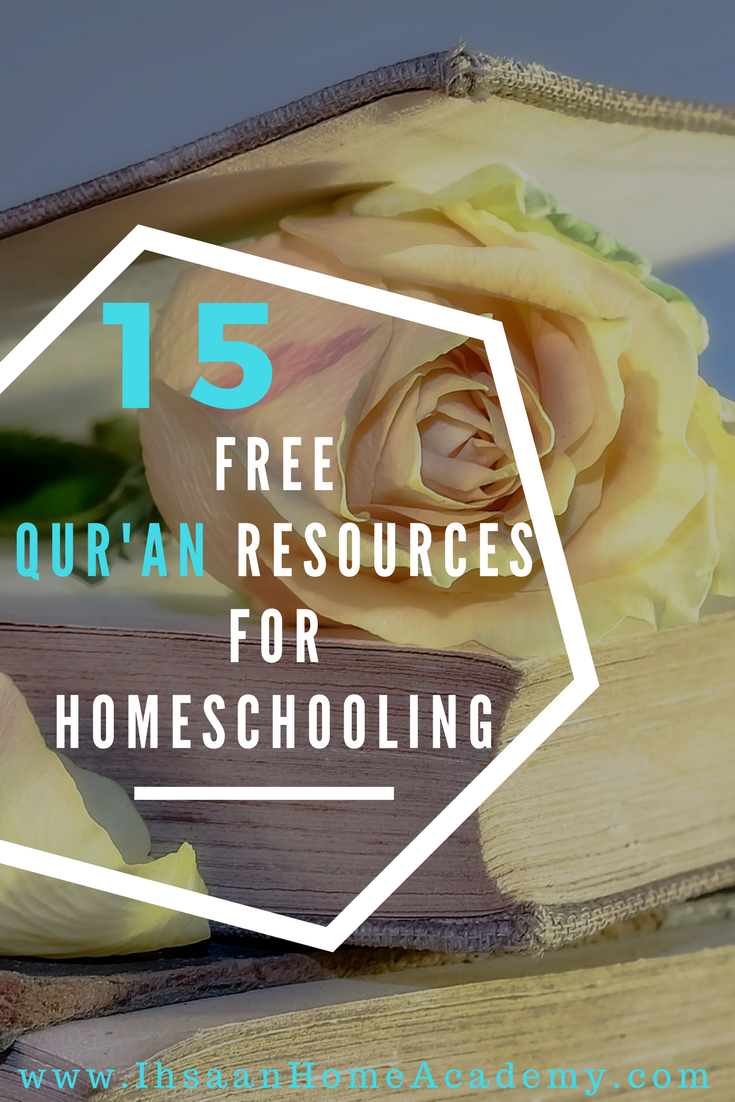 FREE Qur27an Resources for Homeschooling