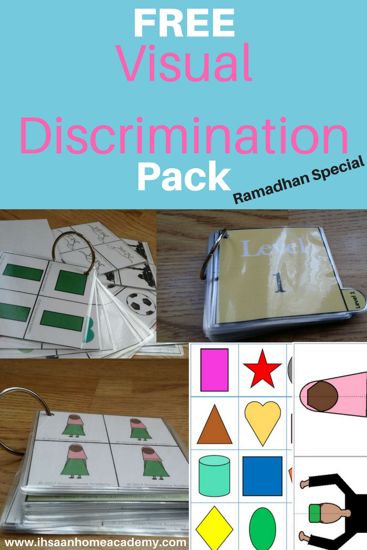 FREE Visual Discrimination PACK