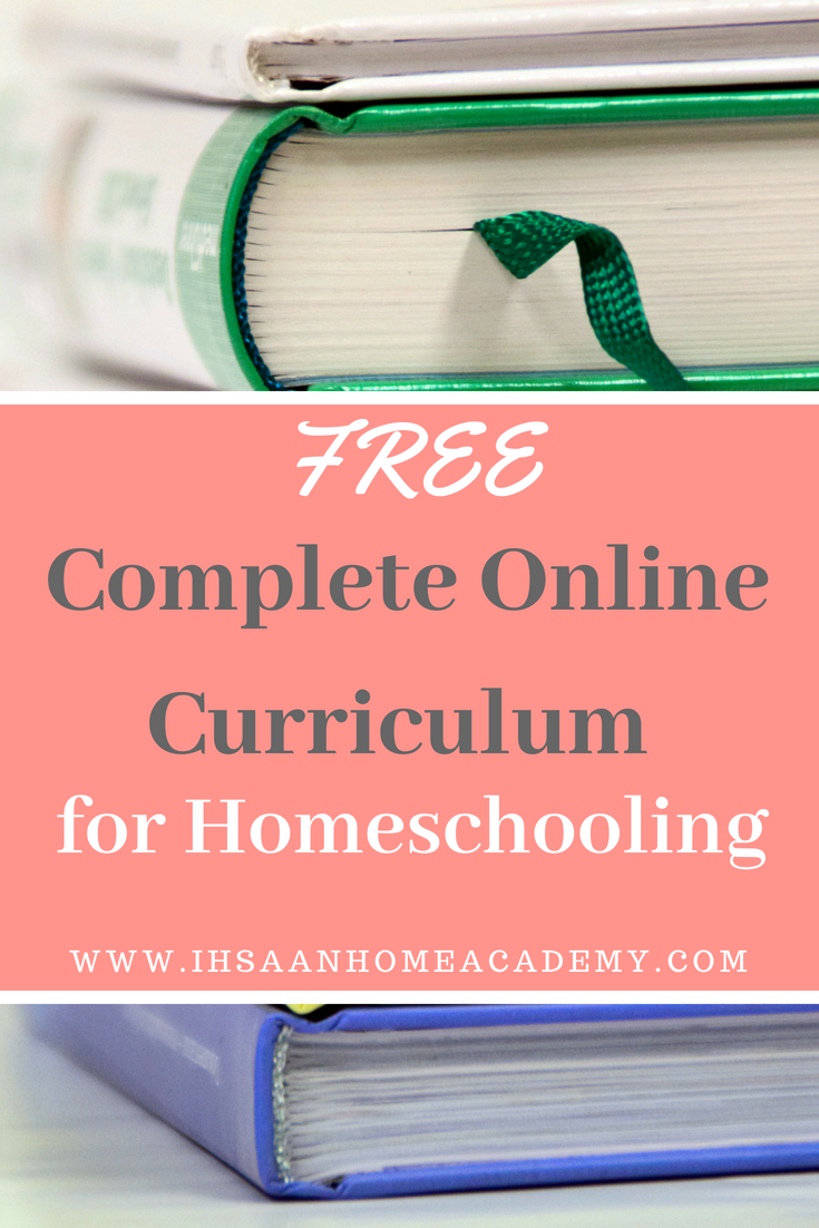Free complete online curriculum for homeschooling